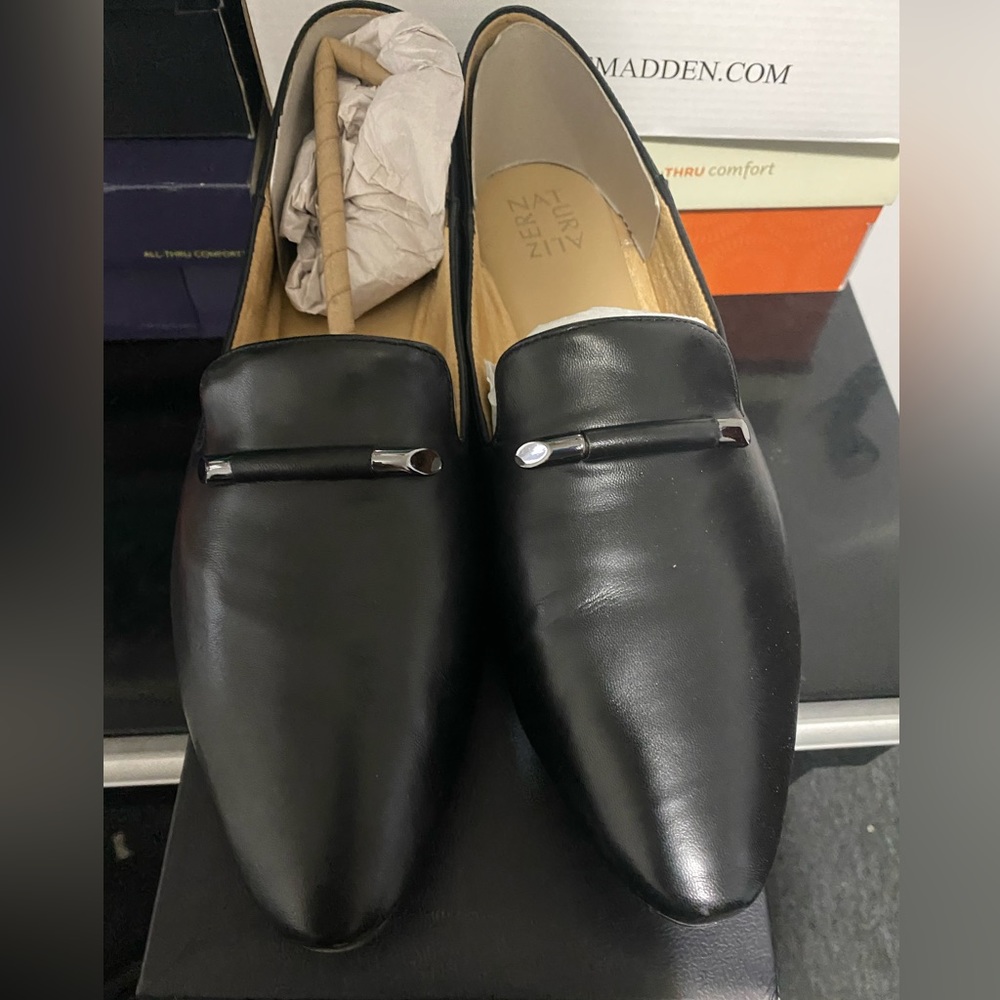 Naturalizer Leather size 12 W Libby black leather